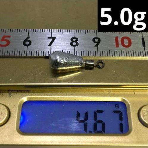 フリーリグシンカー 5g 5個 セット 韓流_画像2