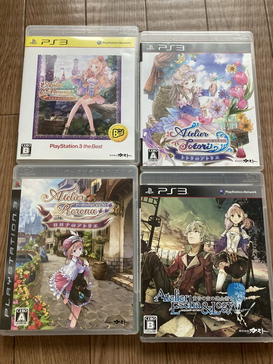 【PS3】 エスカ＆ロジーのアトリエ ～黄昏の空の錬金術士～ [通常版］4本セット_画像1