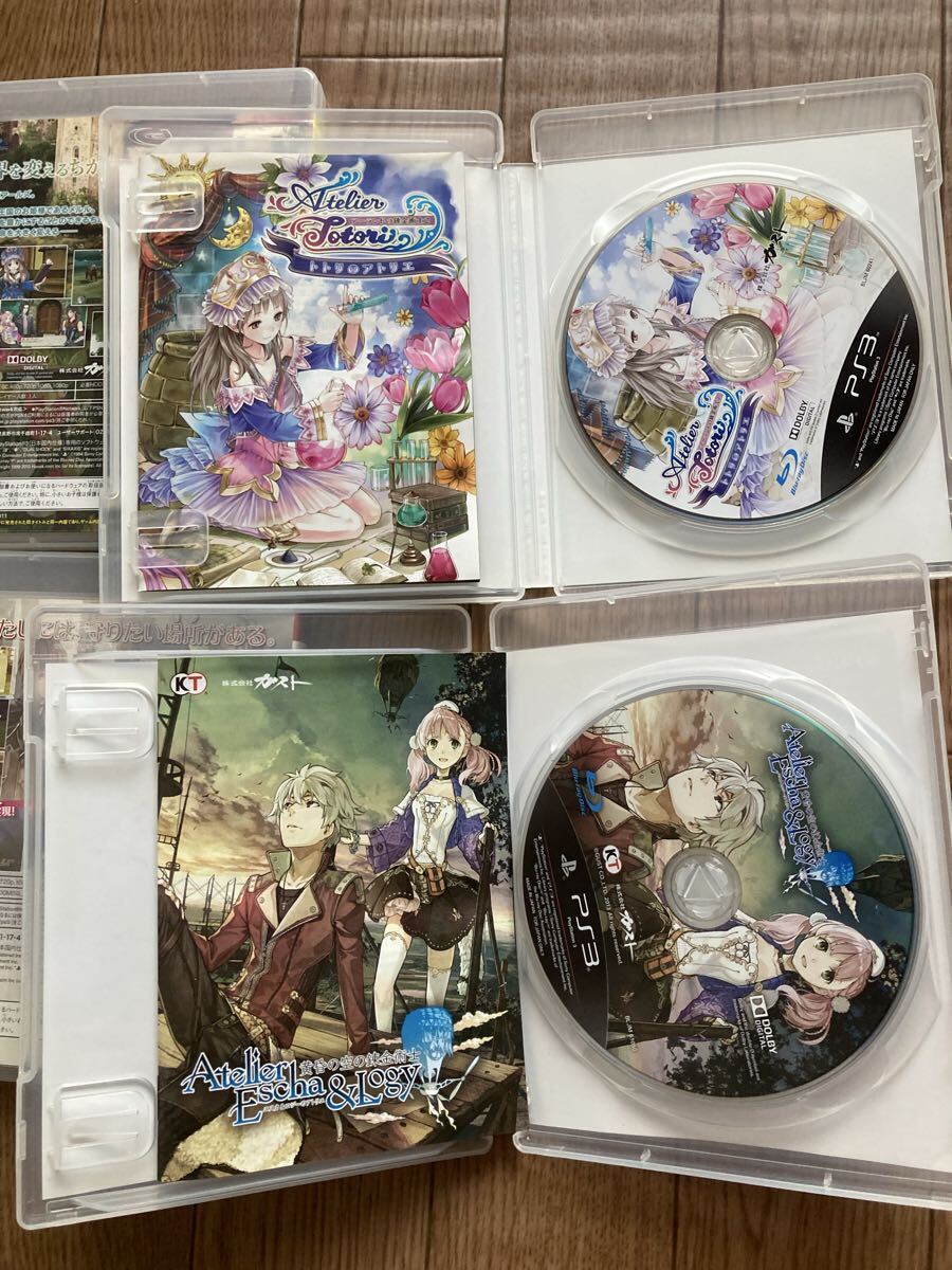 【PS3】 エスカ＆ロジーのアトリエ ～黄昏の空の錬金術士～ [通常版］4本セット_画像3