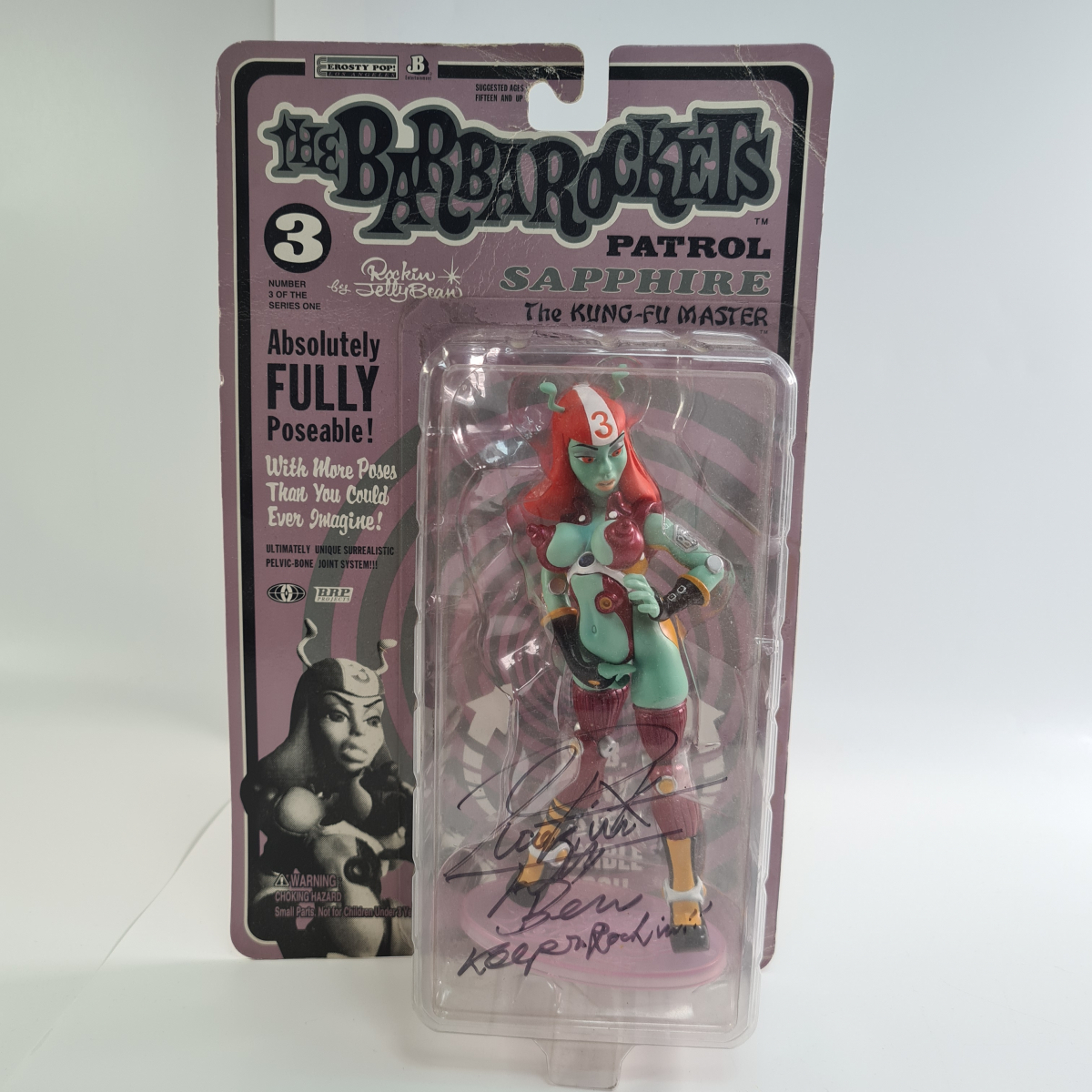 (29181)★サイン入り★Rockin'Jelly Bean★ロッキンジェリービーン★バーバロケッツパトロール★サファイア★フィギュア★_画像1