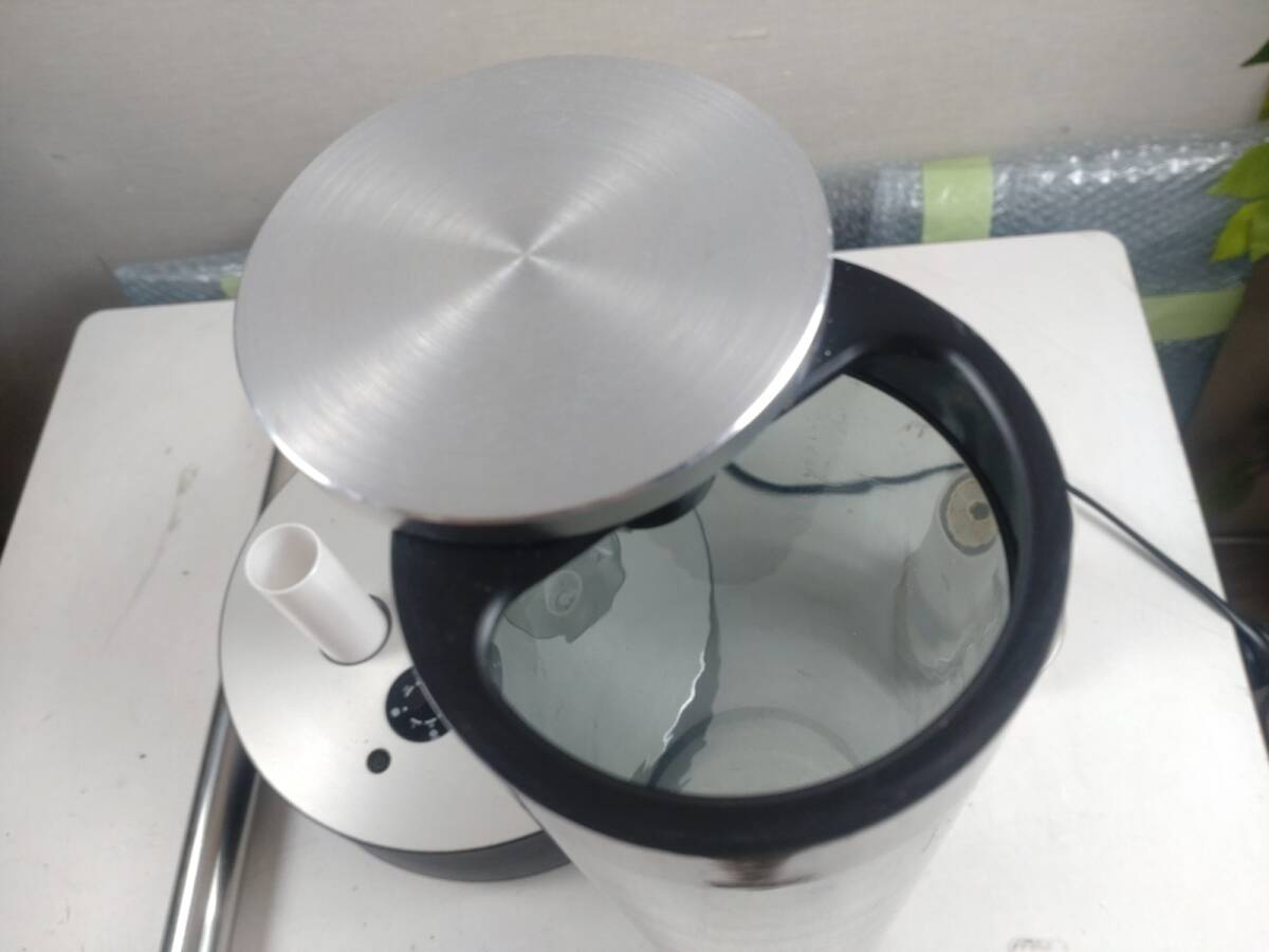 10777-06★cada カドー 超音波式 加濕器 タンク容量2.2L 加濕量/h600mL タイマー機(jī)能 HM-C610S シルバー 2015年 ジャンク★