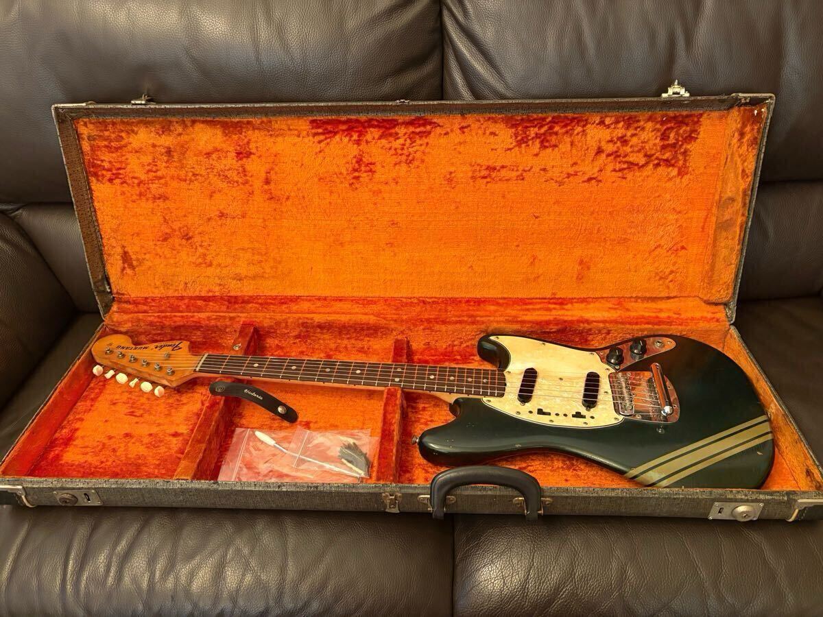 【ヴィンテージ】1971年制 Fender Mustang Competition Burgundy w/Original Case 