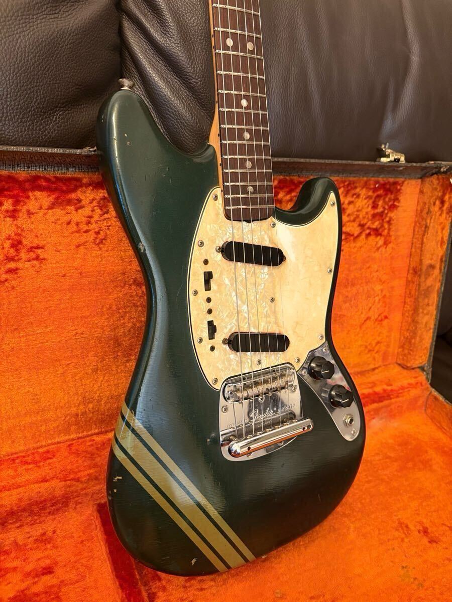 【ヴィンテージ】1971年制 Fender Mustang Competition Burgundy w/Original Case 
