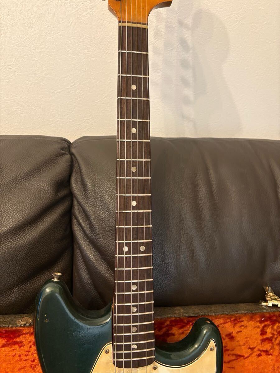 【ヴィンテージ】1971年制 Fender Mustang Competition Burgundy w/Original Case 