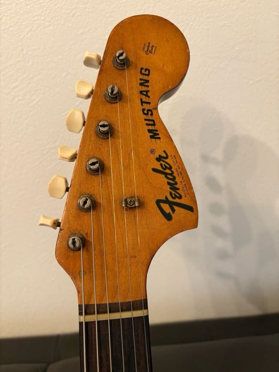 【ヴィンテージ】1971年制 Fender Mustang Competition Burgundy w/Original Case 