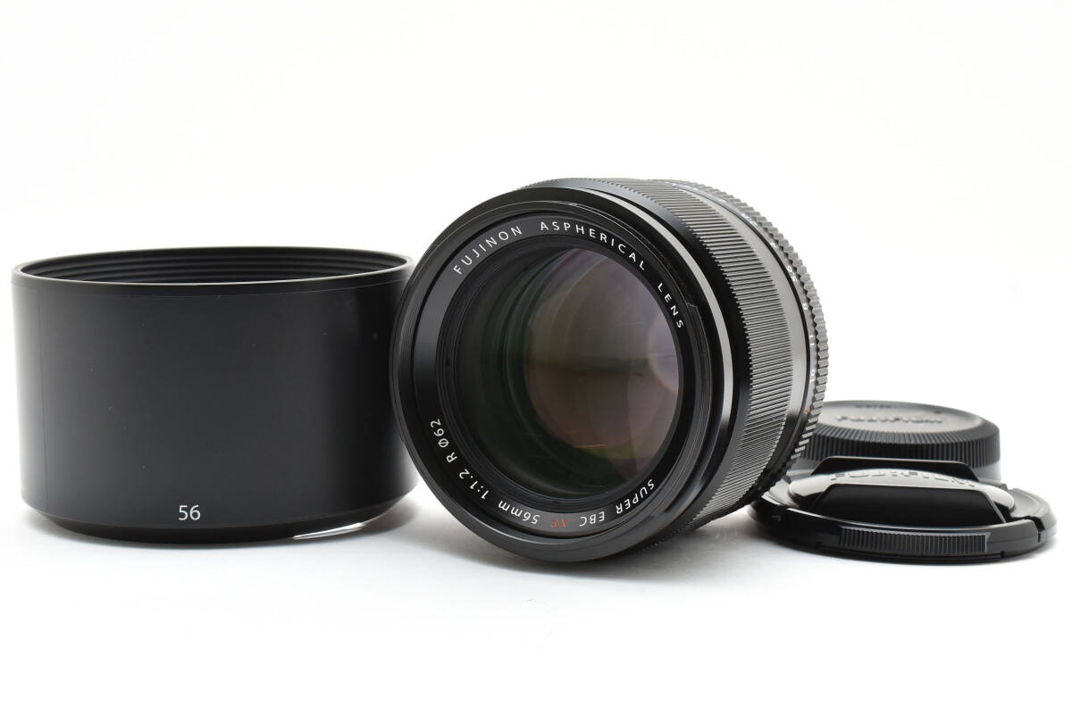 【并品】FUJIFILM FUJINON SUPER EBC XF 56mm F1.2 R φ62 レンズ Xマウント【動作確認(rèn)済み】#2595285