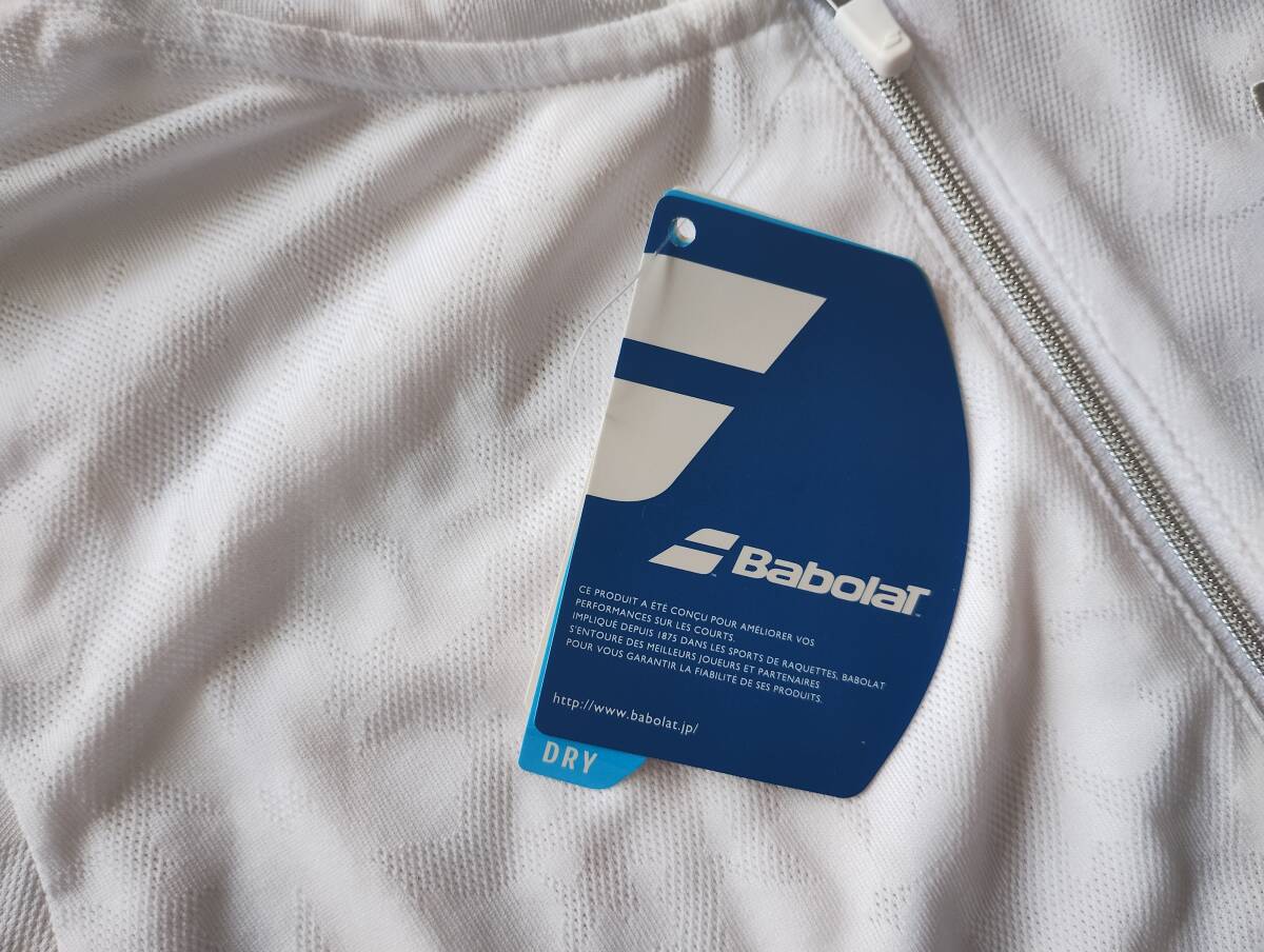 250903 新品　Babolat　バボラ　ジャケット　メッシュ　M　BAB-5533W　WH　DRY　￥12000_画像4