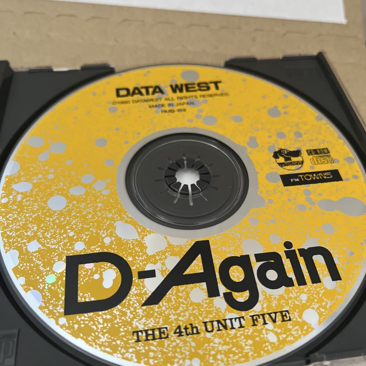 実機(jī)起動(dòng)確認(rèn)済み FM TOWNS/MARTY 第4のユニットシリーズ「D-Again」 THE 4th UNIT Act?5 FMタウンズ/マーティ データウエスト FMTOWNS