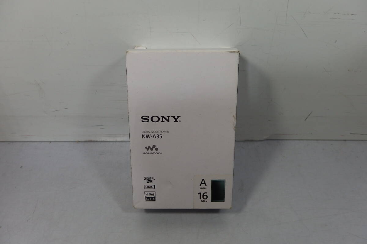 ◆未使用 SONY(ソニー) ウォークマン 16GB ハイレゾ/リニア/ノイズキャンセリング対応 NW-A35 ブラック microSDスロット/Bluetooth