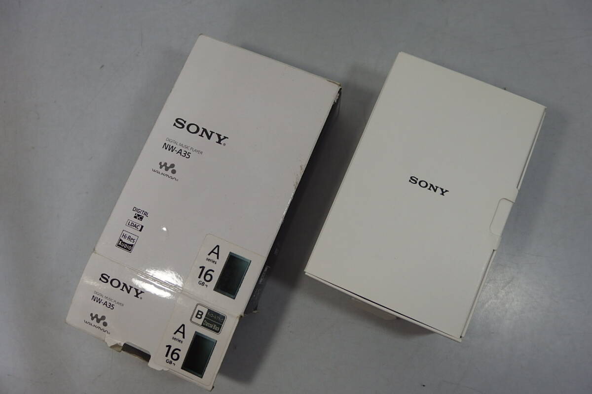 ◆未使用 SONY(ソニー) ウォークマン 16GB ハイレゾ/リニア/ノイズキャンセリング対応 NW-A35 ブラック microSDスロット/Bluetooth