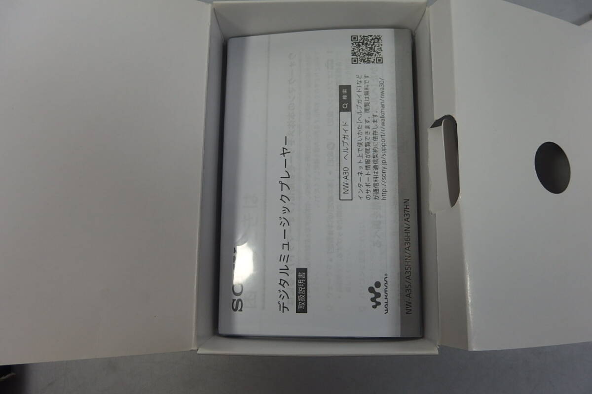 ◆未使用 SONY(ソニー) ウォークマン 16GB ハイレゾ/リニア/ノイズキャンセリング対応 NW-A35 ブラック microSDスロット/Bluetooth