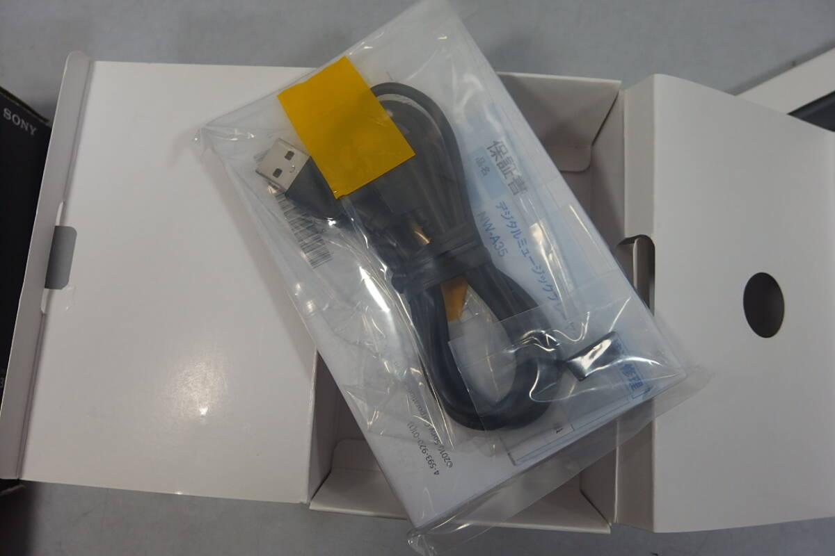 ◆未使用 SONY(ソニー) ウォークマン 16GB ハイレゾ/リニア/ノイズキャンセリング対応 NW-A35 ブラック microSDスロット/Bluetooth