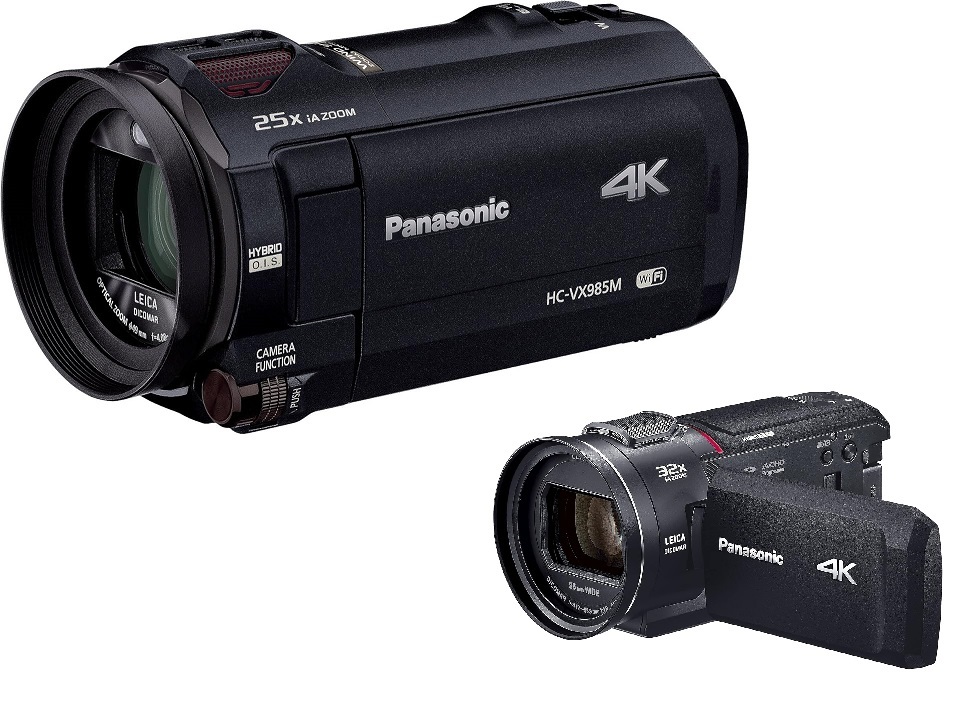 ◆未使用 Panasonic(パナソニック) トップエンド 4K デジタルビデオカメラ 大容量64GB+SD HC-VX985M ブラック 超高音質(zhì)録畫 ムービー