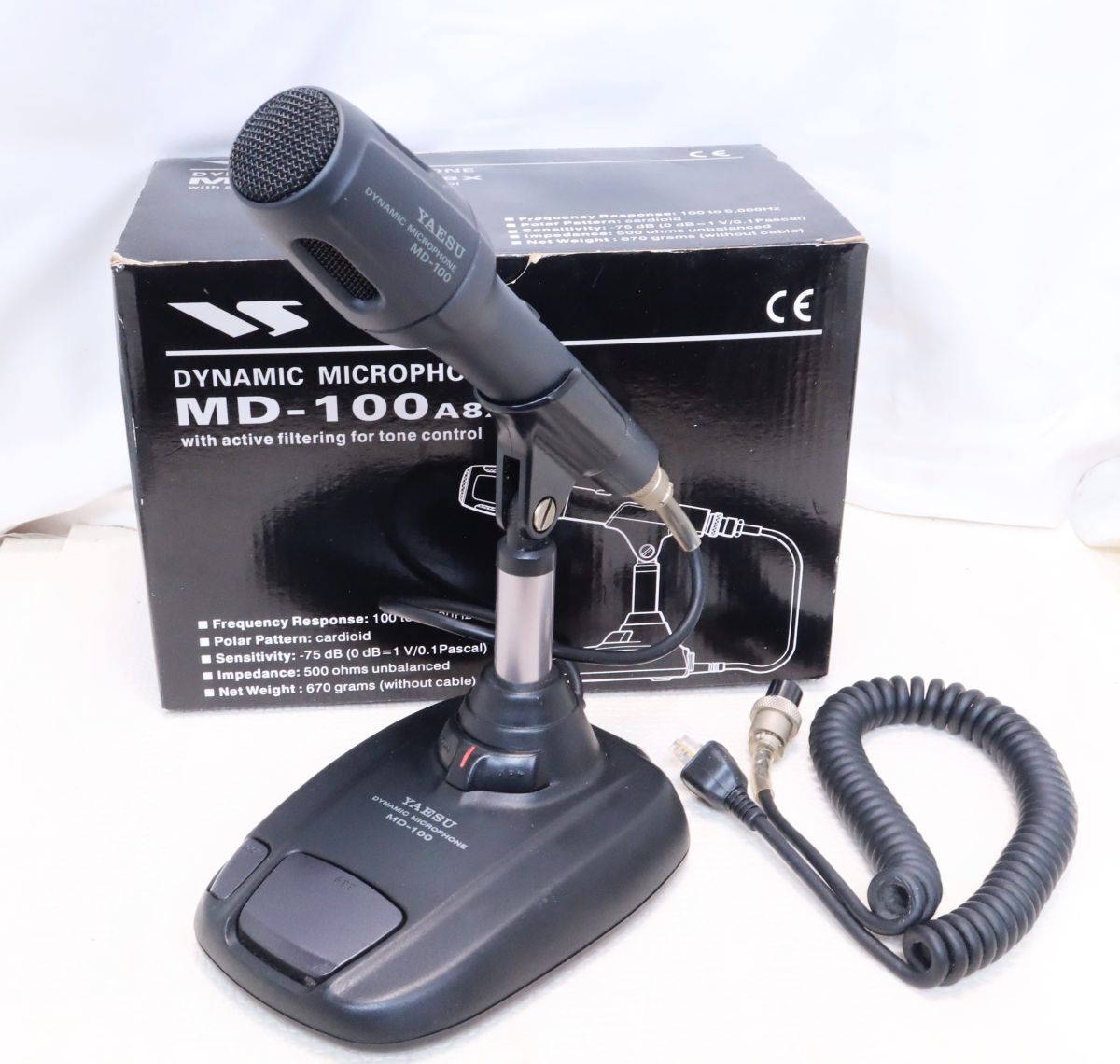 YAESU　MD-100A8X　スタンド型マイク