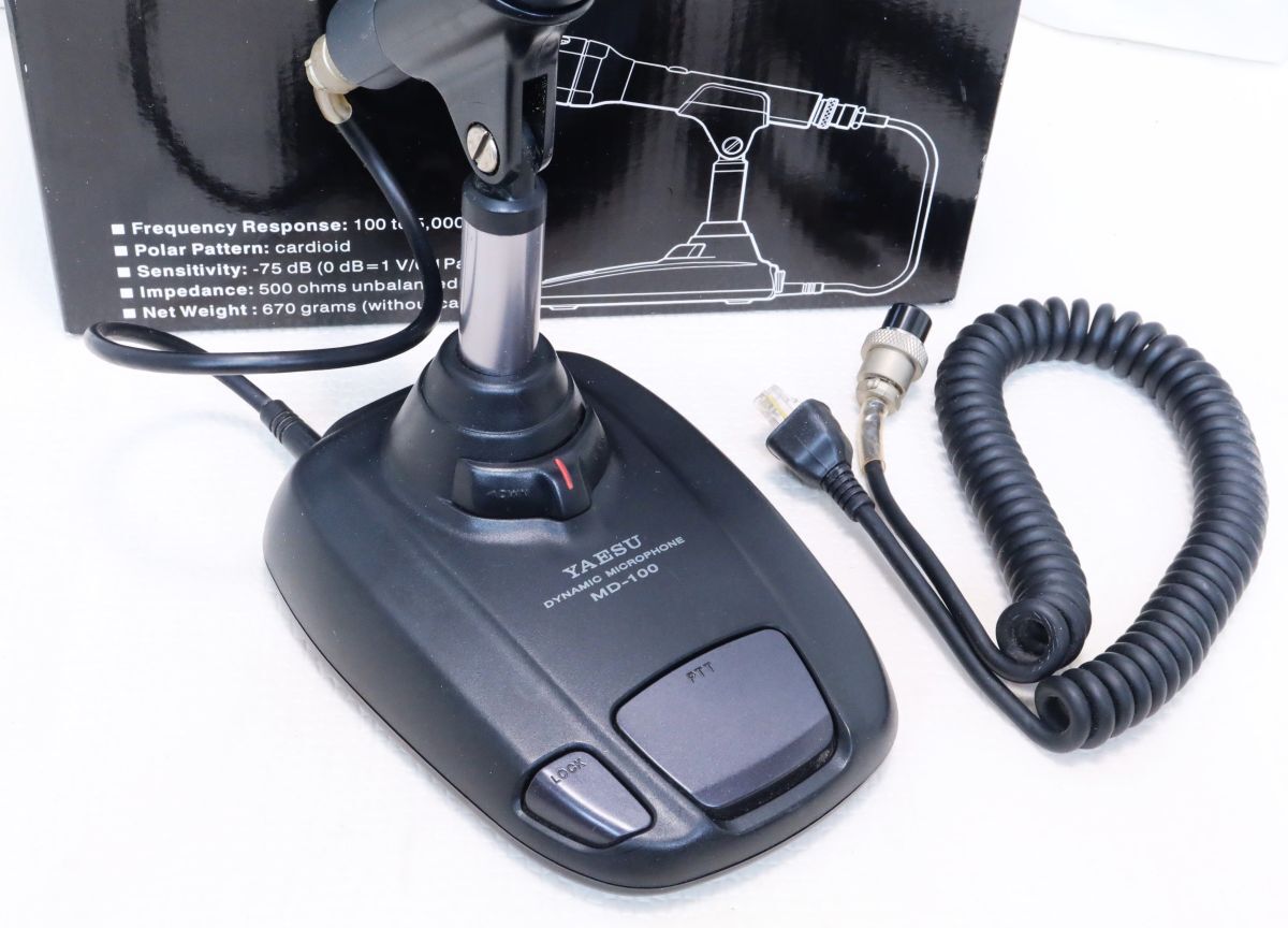 YAESU　MD-100A8X　スタンド型マイク