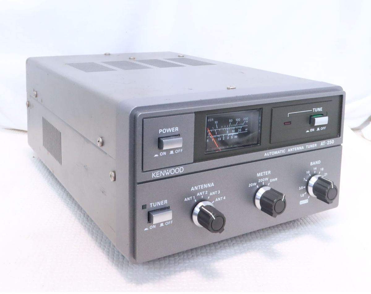 【希少・未使用品】KENWOOD AT-250 アンテナチューナー 付属品完備 Yahoo!オークション -「kenwood at-250」の落札相場・落札価格