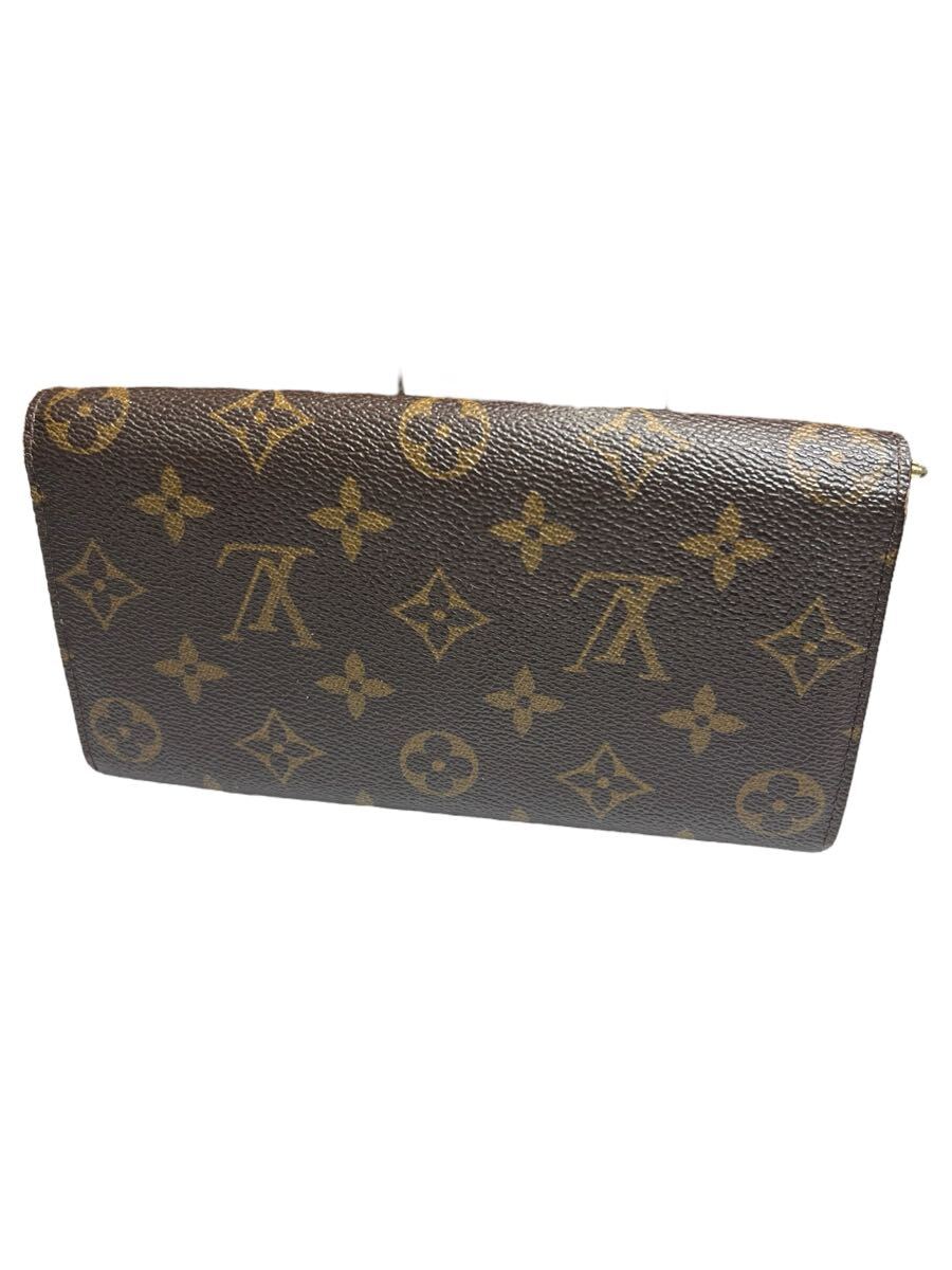 【現(xiàn)狀品】LOUIS VUITTON モノグラム ポルトフォイユサラ M61734 舊型 ビンテージ 二つ折り 長(zhǎng)財(cái)布 ロング ウォレット 外観美品 中古 1円～