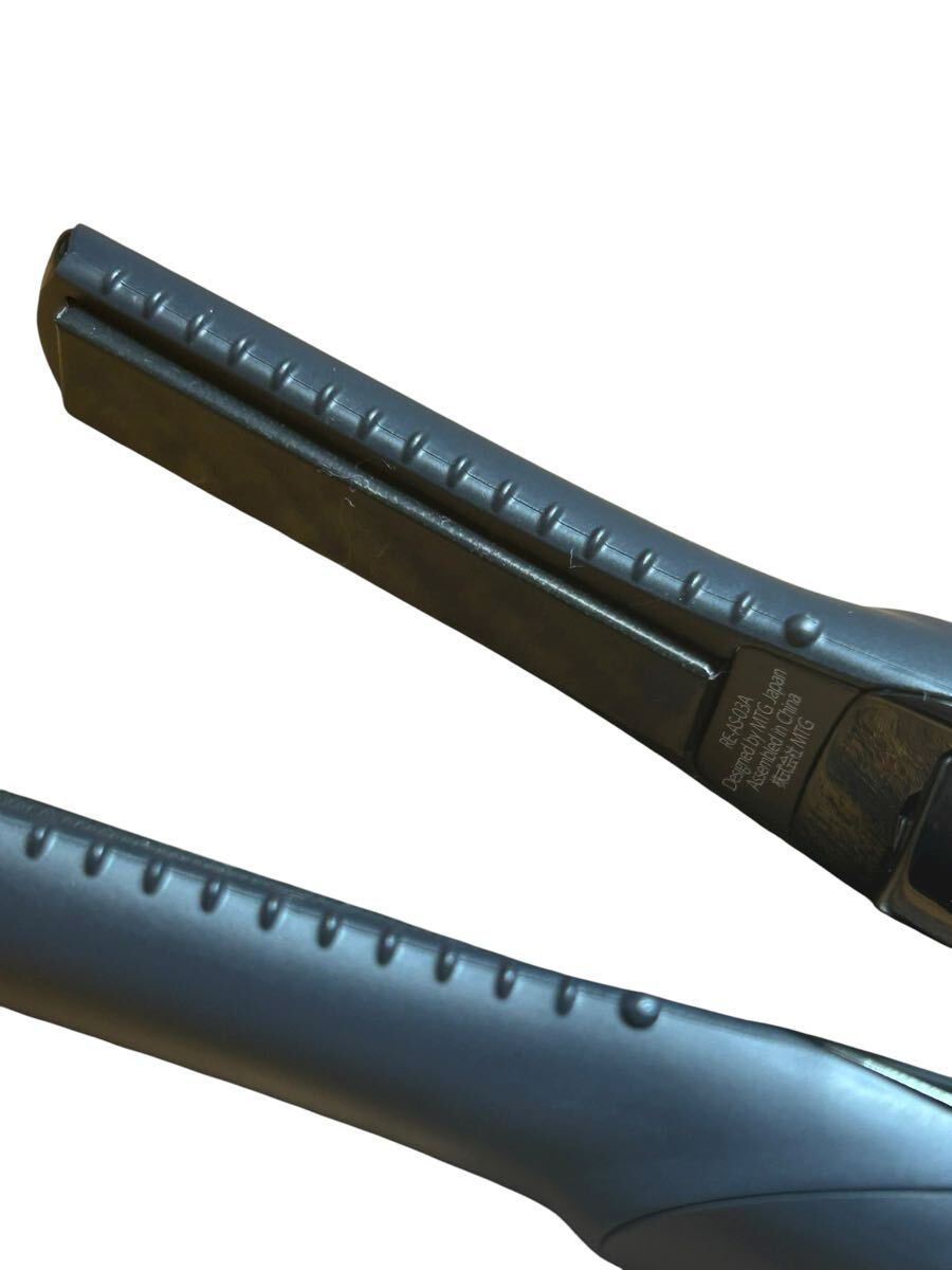 ☆中古美品☆ ReFa リファ フィンガーアイロン RE-AS-03A ブラック ストレートヘアアイロン コードレス 本體のみ タイプC 稼動(dòng)品 1円～