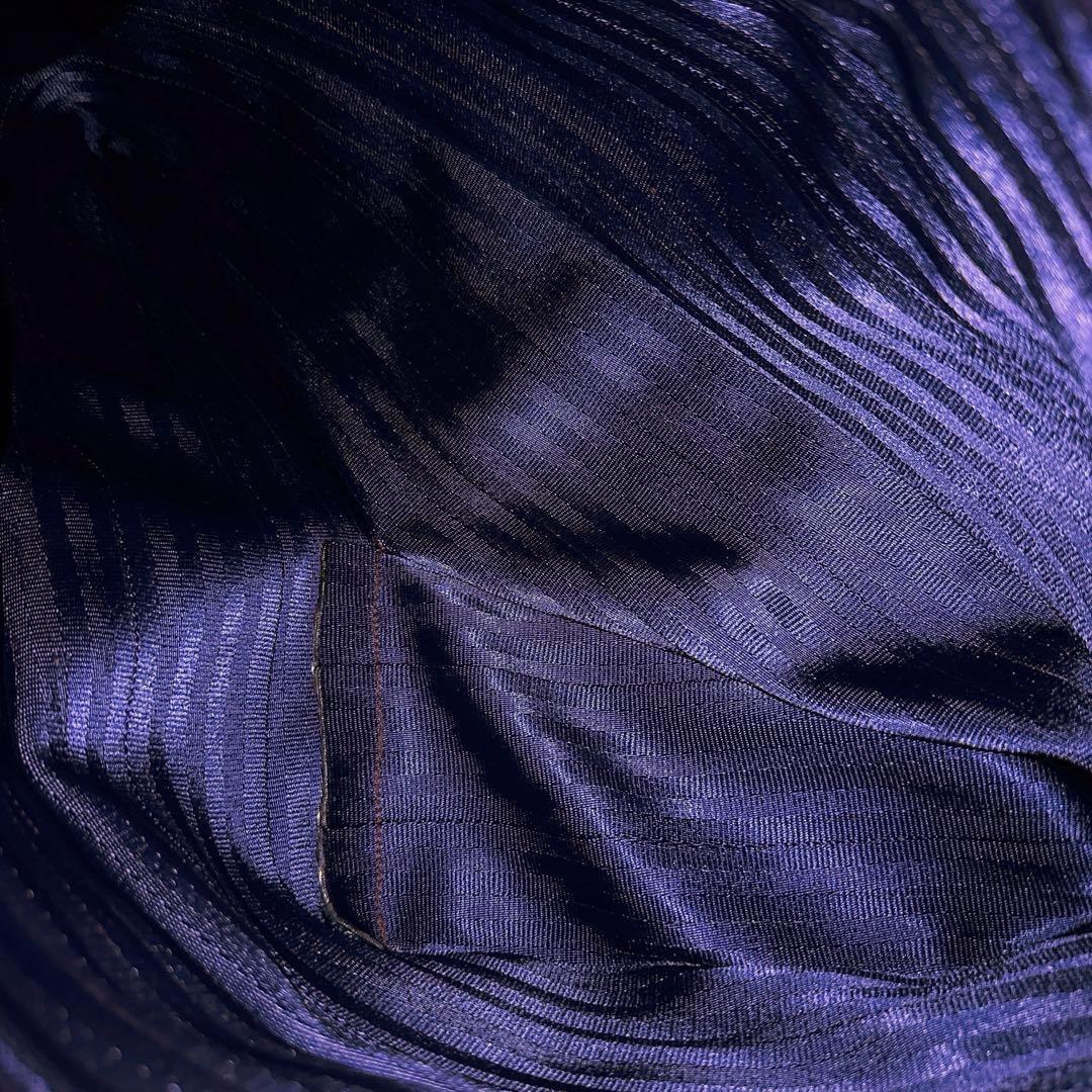 【カオパオシュウ】カラフル アシンメトリー ショルダーバッグ ドット ボーダー紫【HFby6PR】レディース・バッグ・春夏・秋冬【W4X3X3M】_画像9