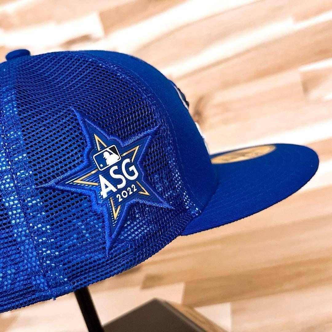 レア【ニューエラ×ブルージェイズ】ASG2022 ボタニカル メッシュキャップ青【HFby6PR】メンズ・帽子・春夏・秋冬【Y9M7Y4M】_画像5