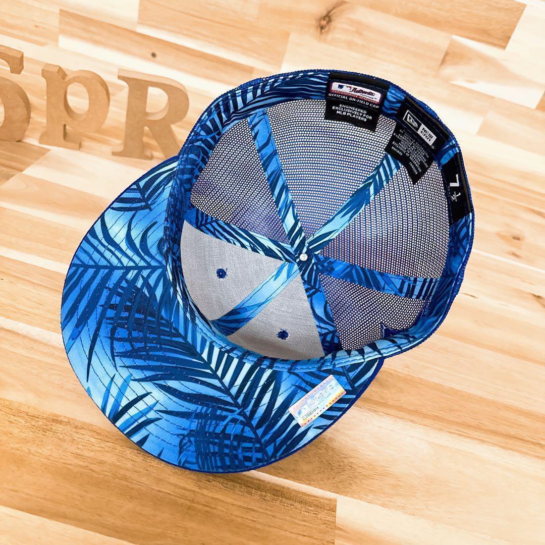 レア【ニューエラ×ブルージェイズ】ASG2022 ボタニカル メッシュキャップ青【HFby6PR】メンズ・帽子・春夏・秋冬【Y9M7Y4M】_画像8