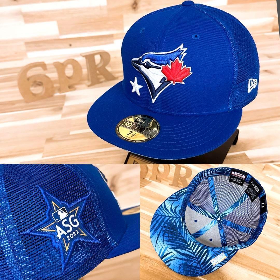 レア【ニューエラ×ブルージェイズ】ASG2022 ボタニカル メッシュキャップ青【HFby6PR】メンズ・帽子・春夏・秋冬【Y9M7Y4M】_画像10