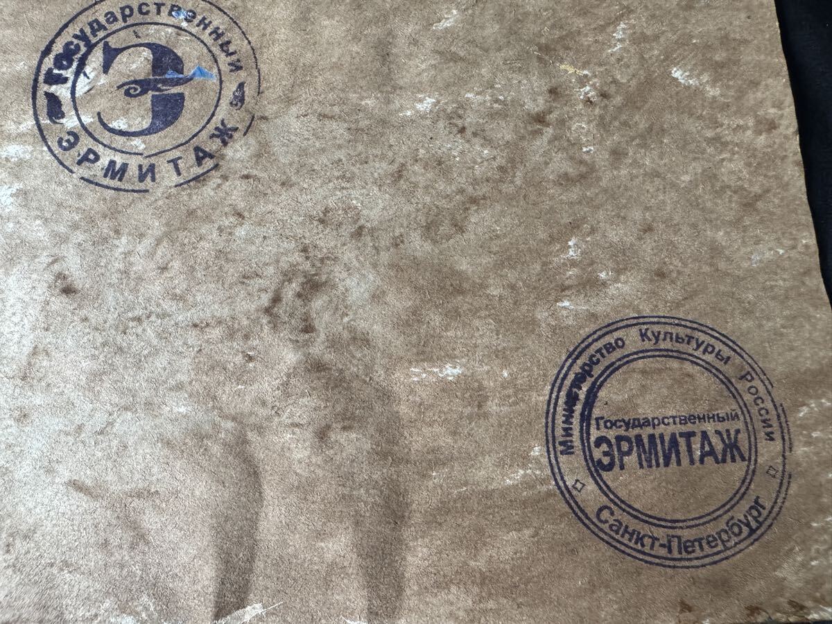 特別出品 フィンセント・ファン・ゴッホ 『 朝、仕事に行く(ミレーに倣って) 』 原画 手書き 紙/ミックス 表サイン ギャラリー印 模写_画像8