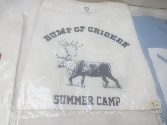 美品 BUMP OF CHICKEN B.O.C BFLY 他 Tシャツ ホワイト ブルー 3點 グッズセット
