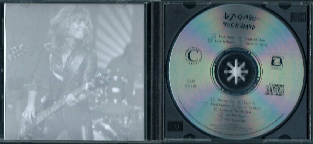 SUZI QUATRO / Rock Hard CSAPCD102 UK盤 CD スージー・クアトロ / ロック・ハード 4枚同梱発送可能_画像3