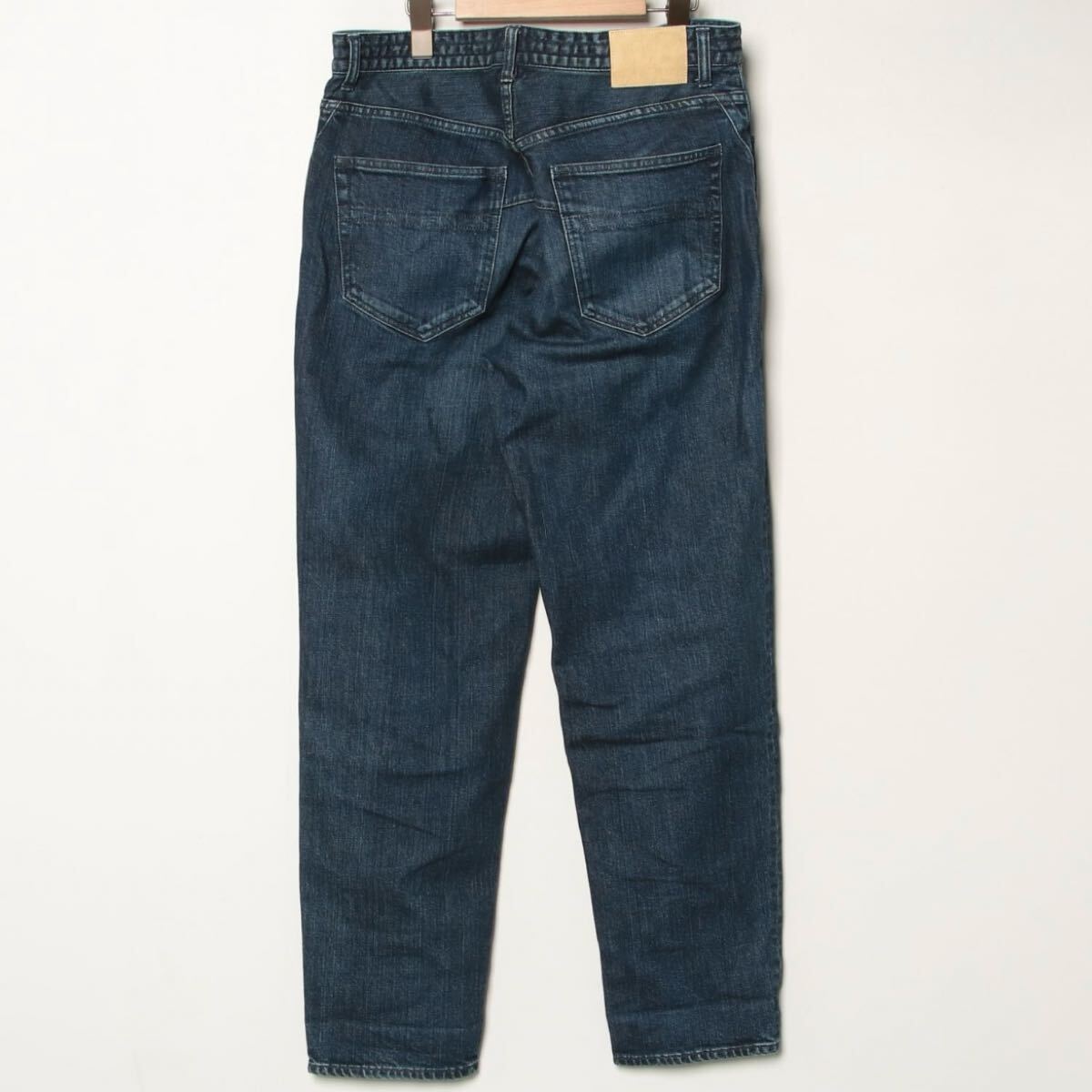 希少 レア ベルトループ パイソン柄 ヘビ柄 ナンバーナイン n(n) BY NUMBER (N) INE 加工 デニム M ボトムス Gパン_画像2