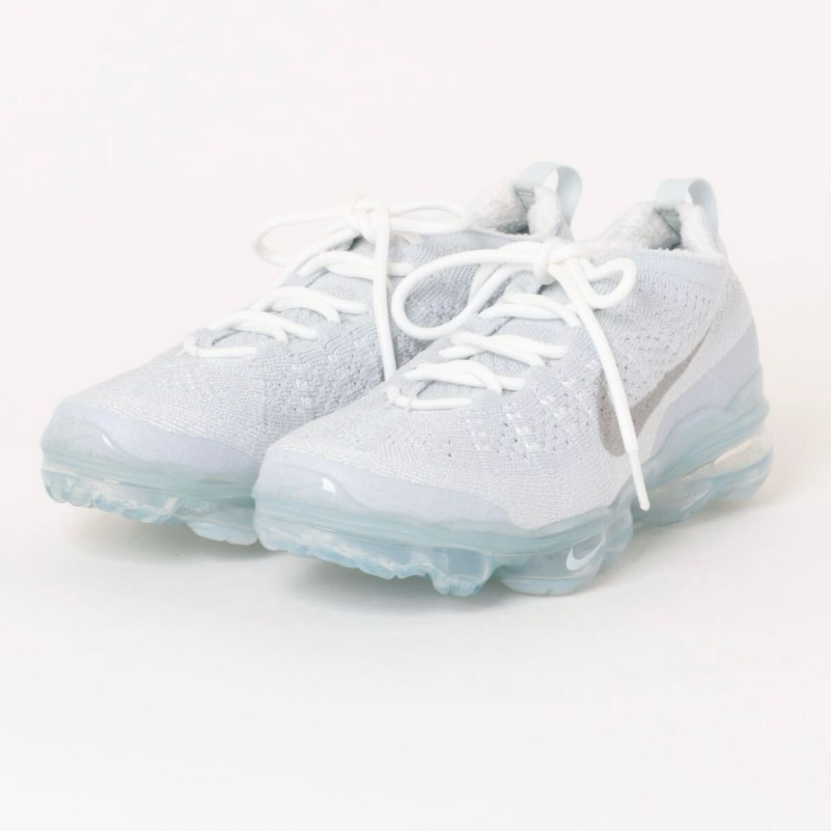 29cm 箱付 ナイキ NIKE Air Vapormax 2023 Flyknit Pure Platinum White エアヴェイパーマックス フライニット スニーカー DV1678-102_画像1