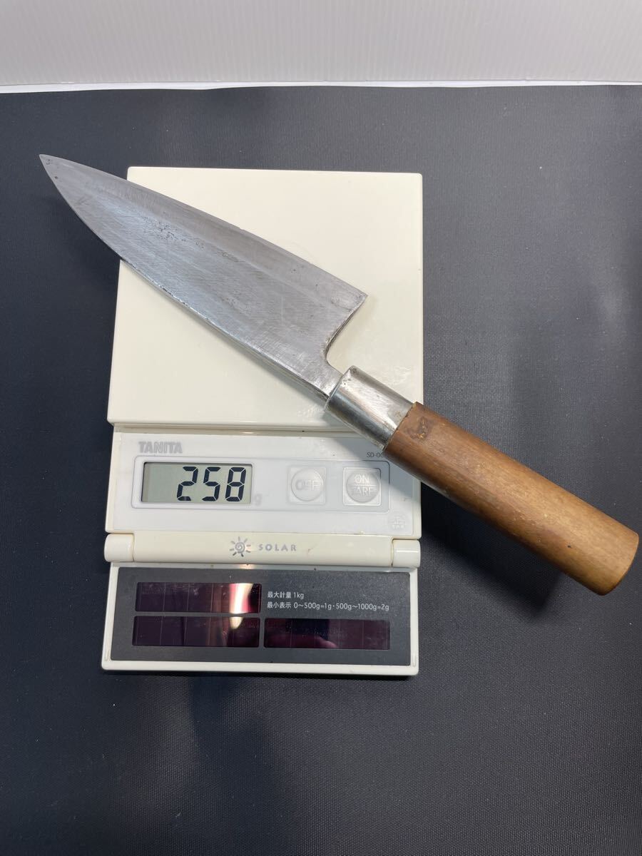 水月　手打ち　出刃包丁　