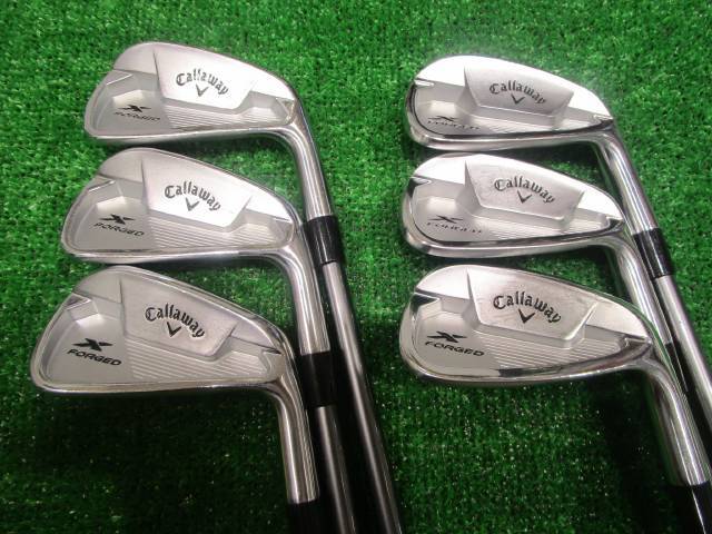 GK鈴鹿☆ 【中古アイアンセット】315 キャロウェイ★X-FORGED STAR 2021★Fujikura MC80 for CW(JP)★6本セット★S★5-9?PW★
