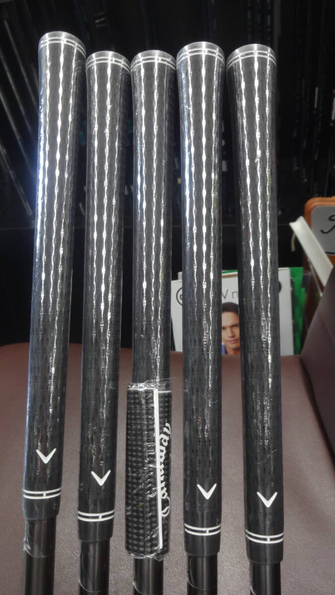 新品★税込　キャロウェイ X FORGED MAX BLACK アイアン（6ーP）5本　NS PRO MODUS3 TOUR105 硬さS LUXURY BLACK スチール　硬さS　正規品_画像4