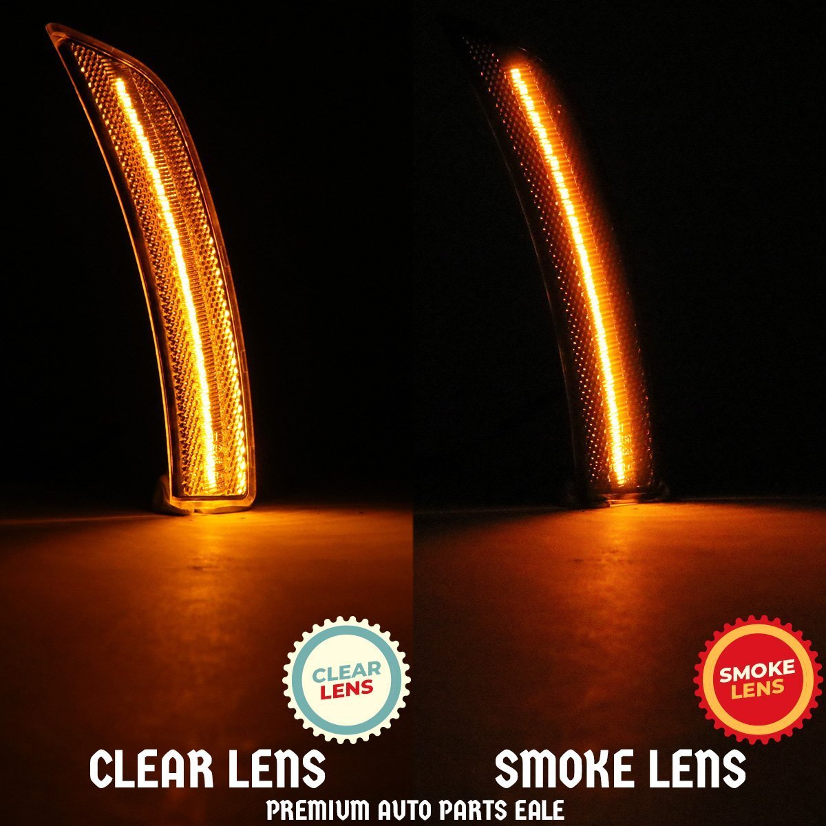 BRZ ZD8 GR86 ZN8 LED боковой маркер (габарит) бесцветные линзы янтарь люминесценция F-579