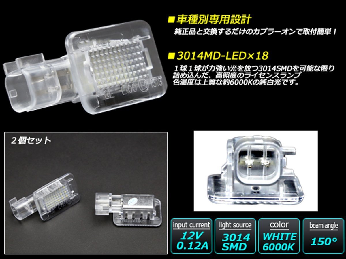VOLVO ボルボ LEDインテリアランプ フットランプ カーテシランプ S60 V60 XC60 C30 S70 S40 V50 XC60 R-183_画像2