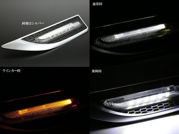 универсальный LED боковой маркер (габарит) нижняя подсветка имеется белый P-95