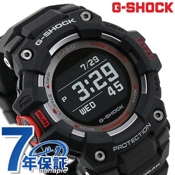 G-SHOCK Gショック メンズ 腕時計 ジースクワッド GBD-100-1DR CASIO カシオ オールブラック×レッド_画像1