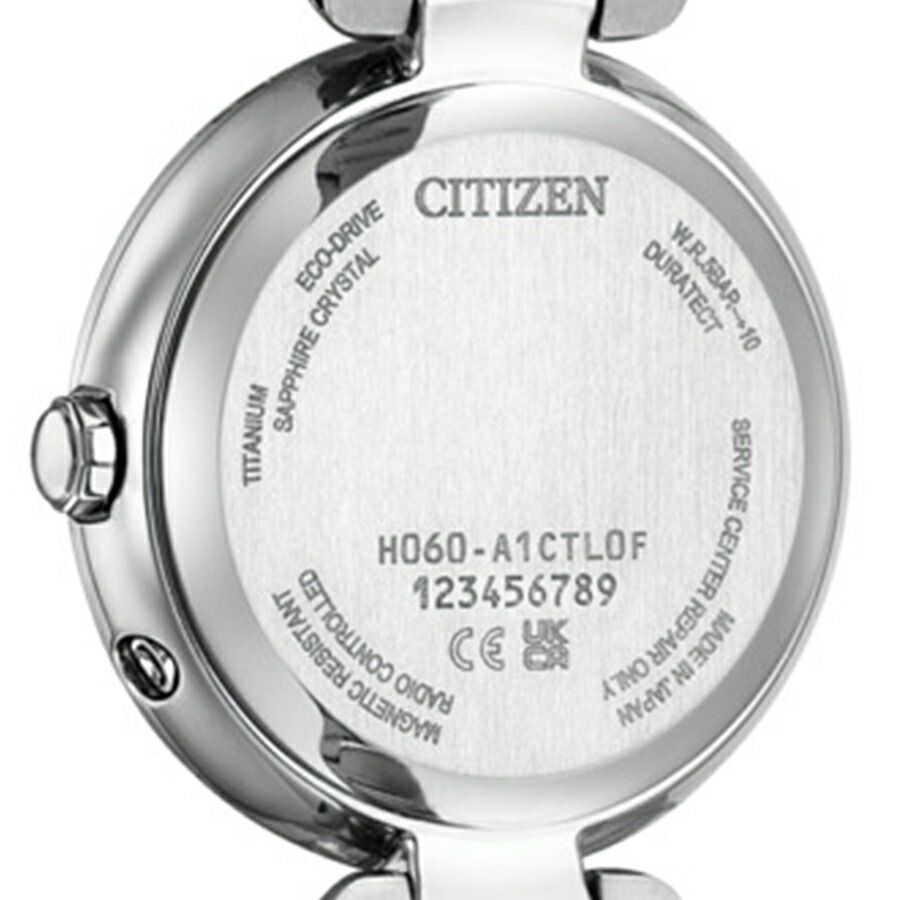 シチズン クロスシー mizu collection Titania Happy Flight 光発電エコドライブ電波 腕時計 ブランド レディース チタン xC ES9460-88W_画像6