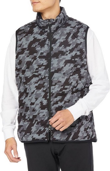 ミズノ E2ME2508 L ムーブダウン ブレスサーモ テックライニングベスト ブラックxチャコール 定価17600円_画像1