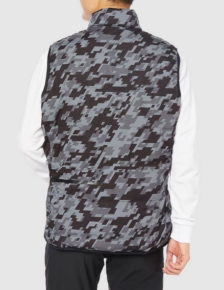 ミズノ E2ME2508 L ムーブダウン ブレスサーモ テックライニングベスト ブラックxチャコール 定価17600円_画像2