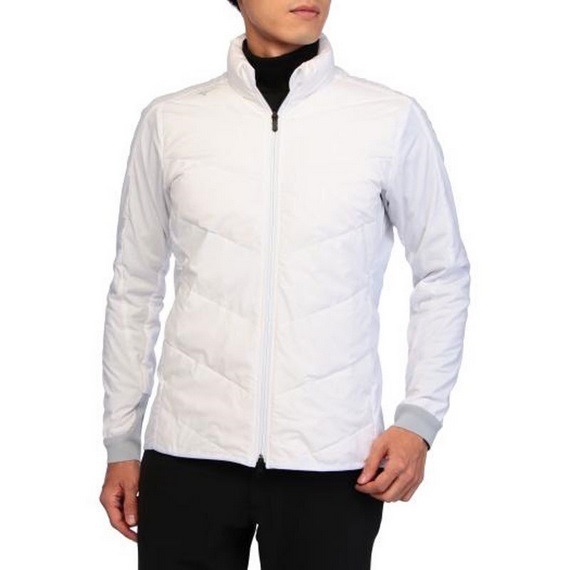 60%off ミズノ E2ME2507 XL ムーブダウン ブレスサーモ テックライニングブルゾン ホワイト_画像1