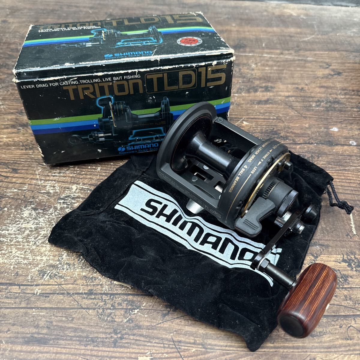 S-40◆SHIMANO TRITON TLD15 ベイトリール 両軸リール シマノ トライトン 釣具