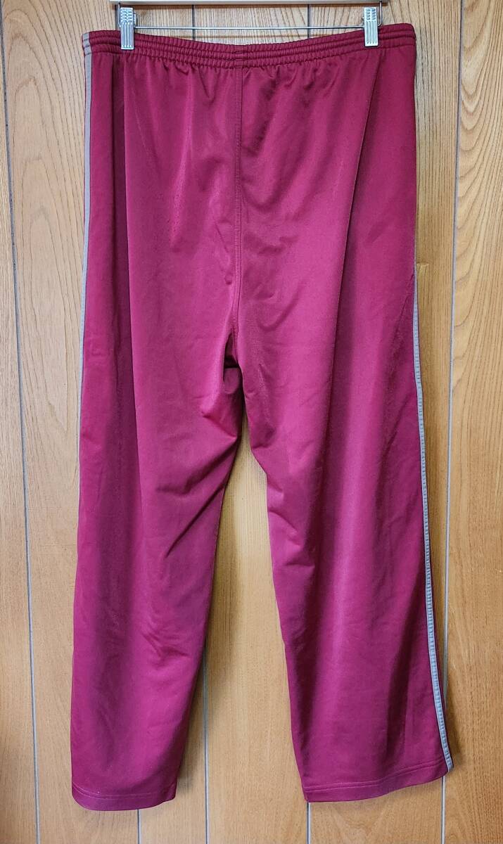 old adidas 80s トラックパンツ XL ワインレッド ゴールドベージュ ビンテージ ジャージ 古着 90s ジャージ下 アディダス 80年代 ATP_画像10
