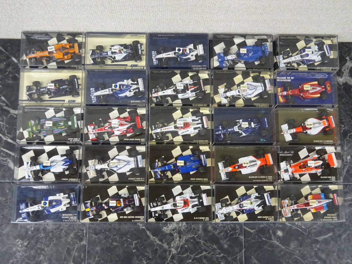 【ミニカーセット■B】 ミニチャンプス レーシングカー 25臺セット