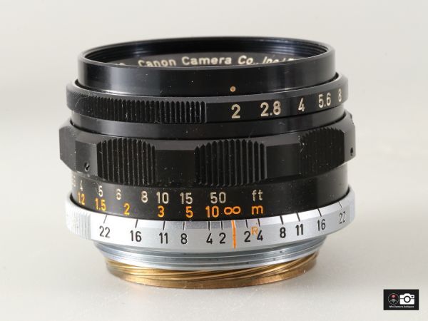希少美品Canon 35mm F/2 ライカＬ３９レンズ整備済２ 希少美品Canon 35mm F/2 ライカL39レンズ整備済2