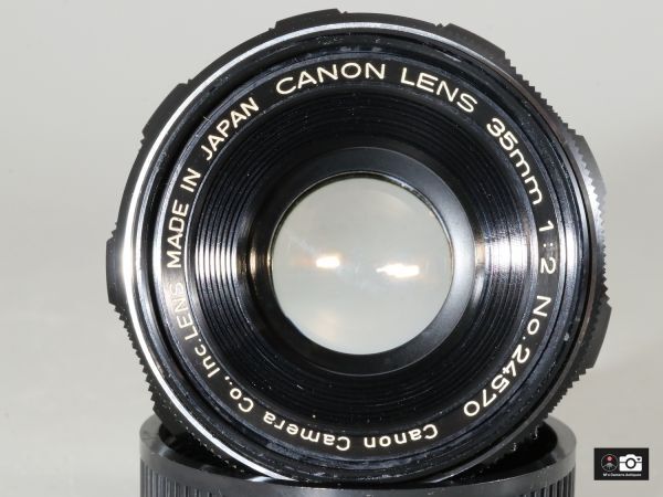 希少美品Canon 35mm F/2 ライカＬ３９レンズ整備済２ 希少美品Canon 35mm F/2 ライカL39レンズ整備済2