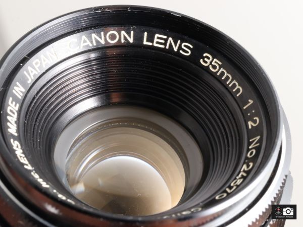 希少美品Canon 35mm F/2 ライカＬ３９レンズ整備済２ 希少美品Canon 35mm F/2 ライカL39レンズ整備済2