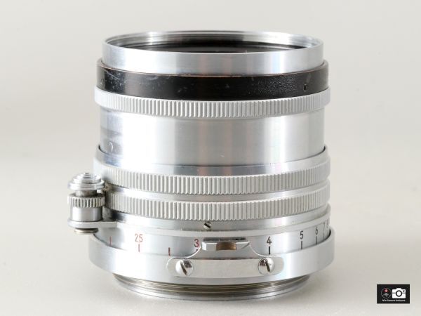 希少美品Nikkor H 5ｃm F/2 黒帯ライカＬ３９レンズ整備済
