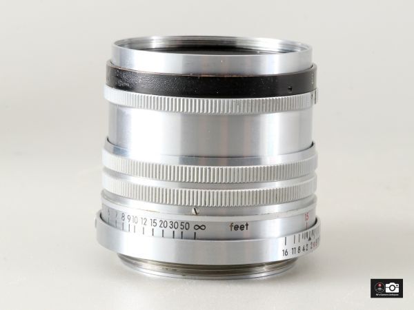 希少美品Nikkor H 5ｃm F/2 黒帯ライカＬ３９レンズ整備済